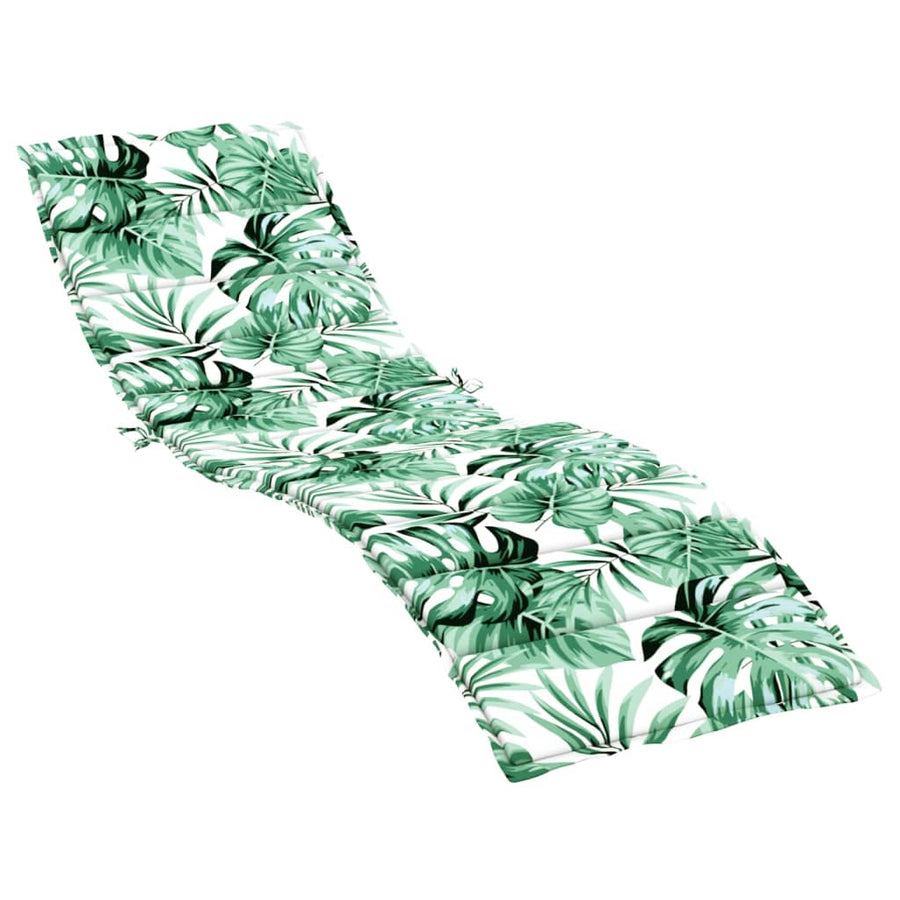 Ligbedkussen Oxford Stof 200 x 50 x 4 cm Bladpatroon