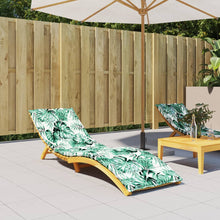 Ligbedkussen Oxford Stof 200 x 50 x 4 cm Bladpatroon