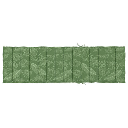 Ligbedkussen bladpatroon oxford stof 200 x 50 x 4 cm Bladontwerp