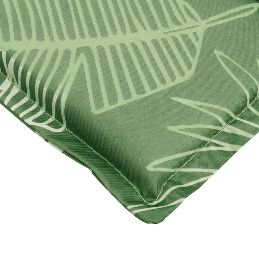 Ligbedkussen bladpatroon oxford stof 200 x 50 x 4 cm Bladontwerp
