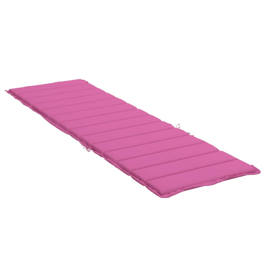 Ligbedkussen oxford stof roze 200 x 50 x 4 cm Roze