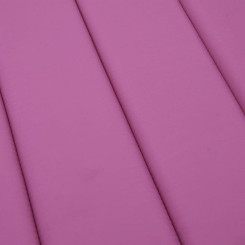 Ligbedkussen oxford stof roze 200 x 50 x 4 cm Roze