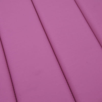 Ligbedkussen oxford stof roze 200 x 50 x 4 cm Roze