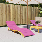 Ligbedkussen 200x50x4 cm roze oxford stof