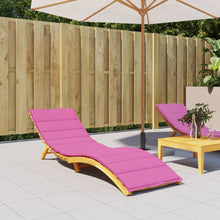 Ligbedkussen oxford stof roze 200 x 50 x 4 cm Roze