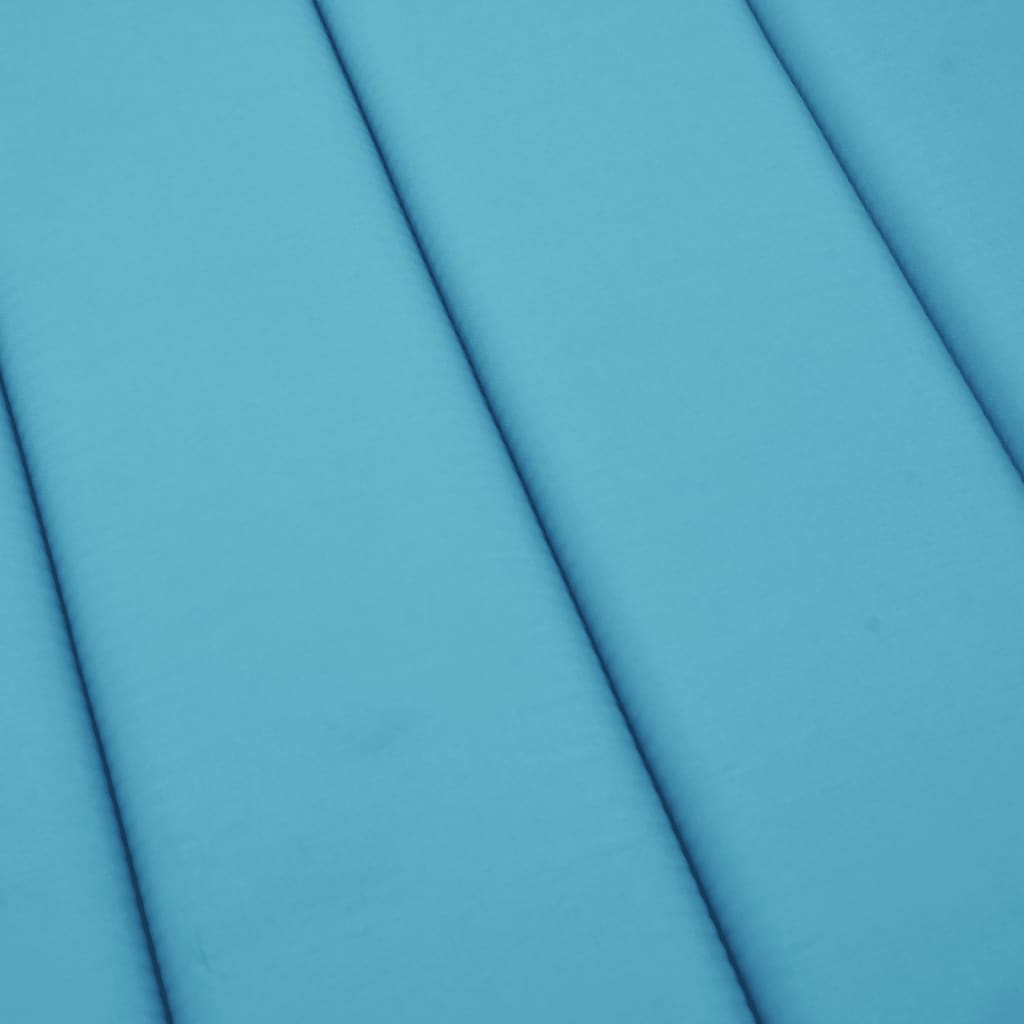 Ligbedkussen oxford stof turquoise 200 x 50 x 4 cm Turquoise