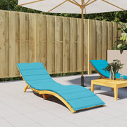 Ligbedkussen 200x50x4 cm turquoise oxford stof