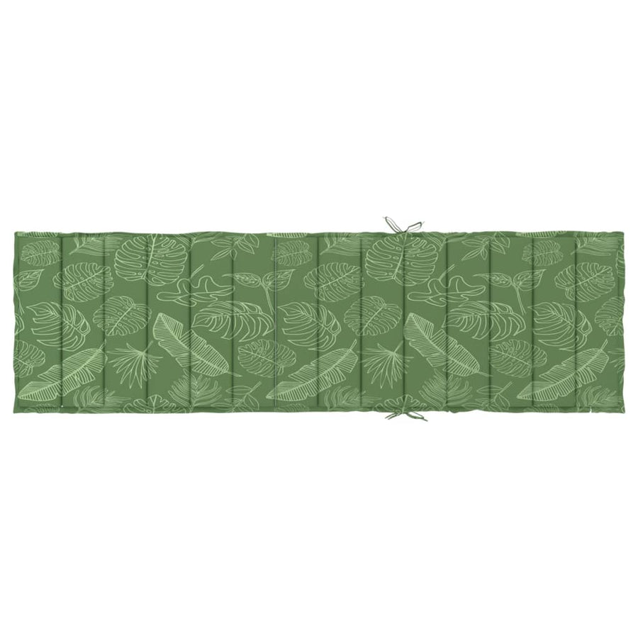 Ligbedkussen Bladpatroon Oxford Stof 200 x 60 x 4 cm Bladontwerp