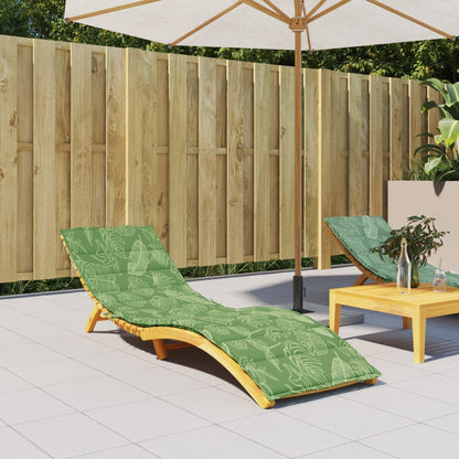 Ligbedkussen Bladpatroon Oxford Stof 200 x 60 x 4 cm Bladontwerp