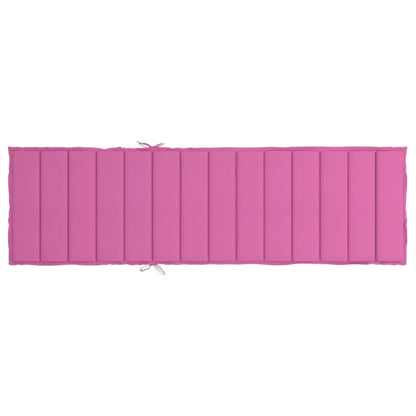 Ligbedkussen oxford stof roze 200 x 60 x 4 cm Roze