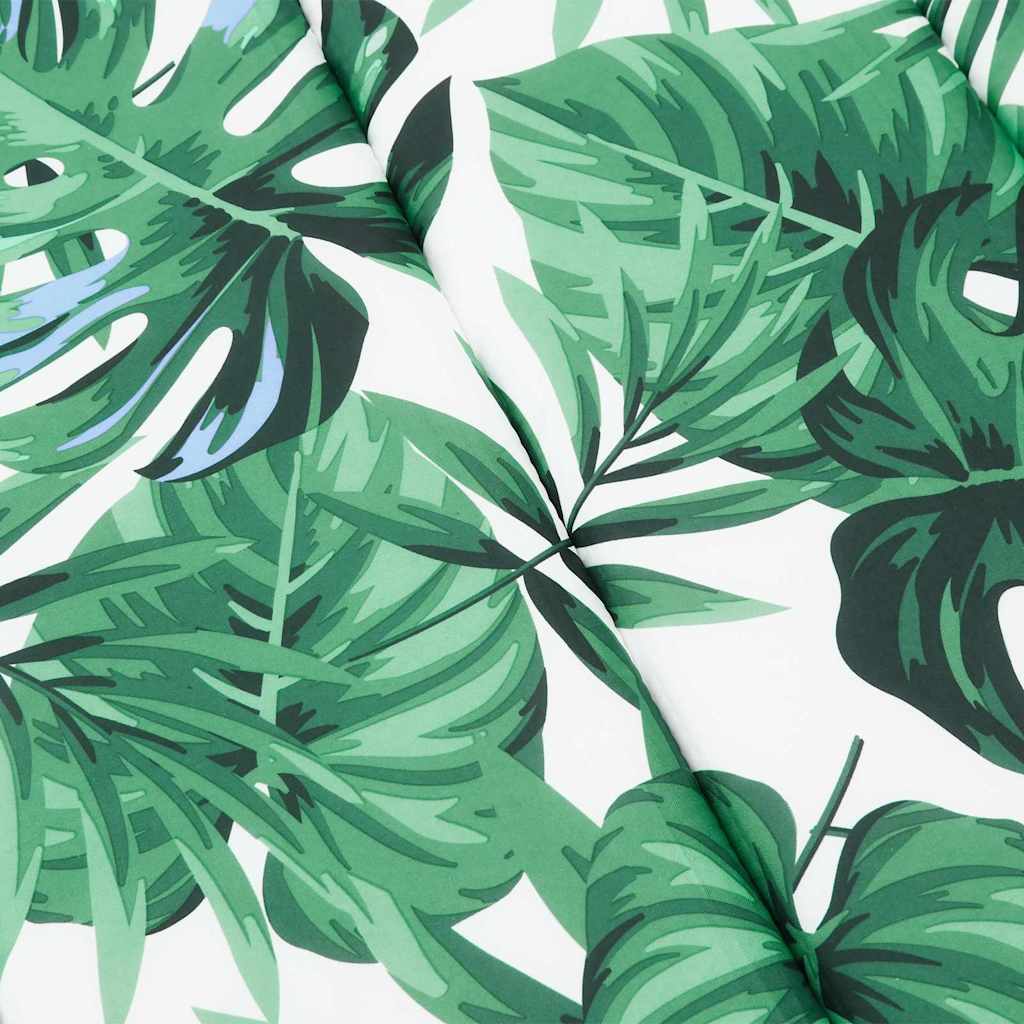 Zon Loungerkussen Bloemen Groen 200 x 70 x 4 cm Oxford stof