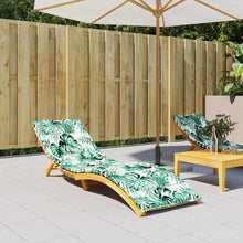 Zon Loungerkussen Bloemen Groen 200 x 70 x 4 cm Oxford stof