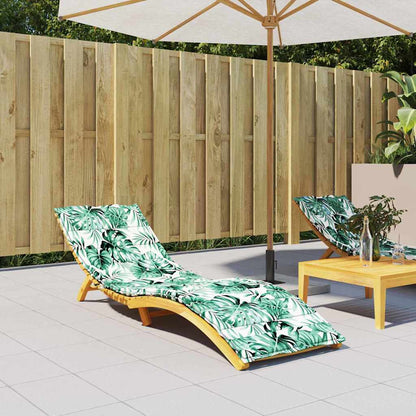 Zon Loungerkussen Bloemen Groen 200 x 70 x 4 cm Oxford stof