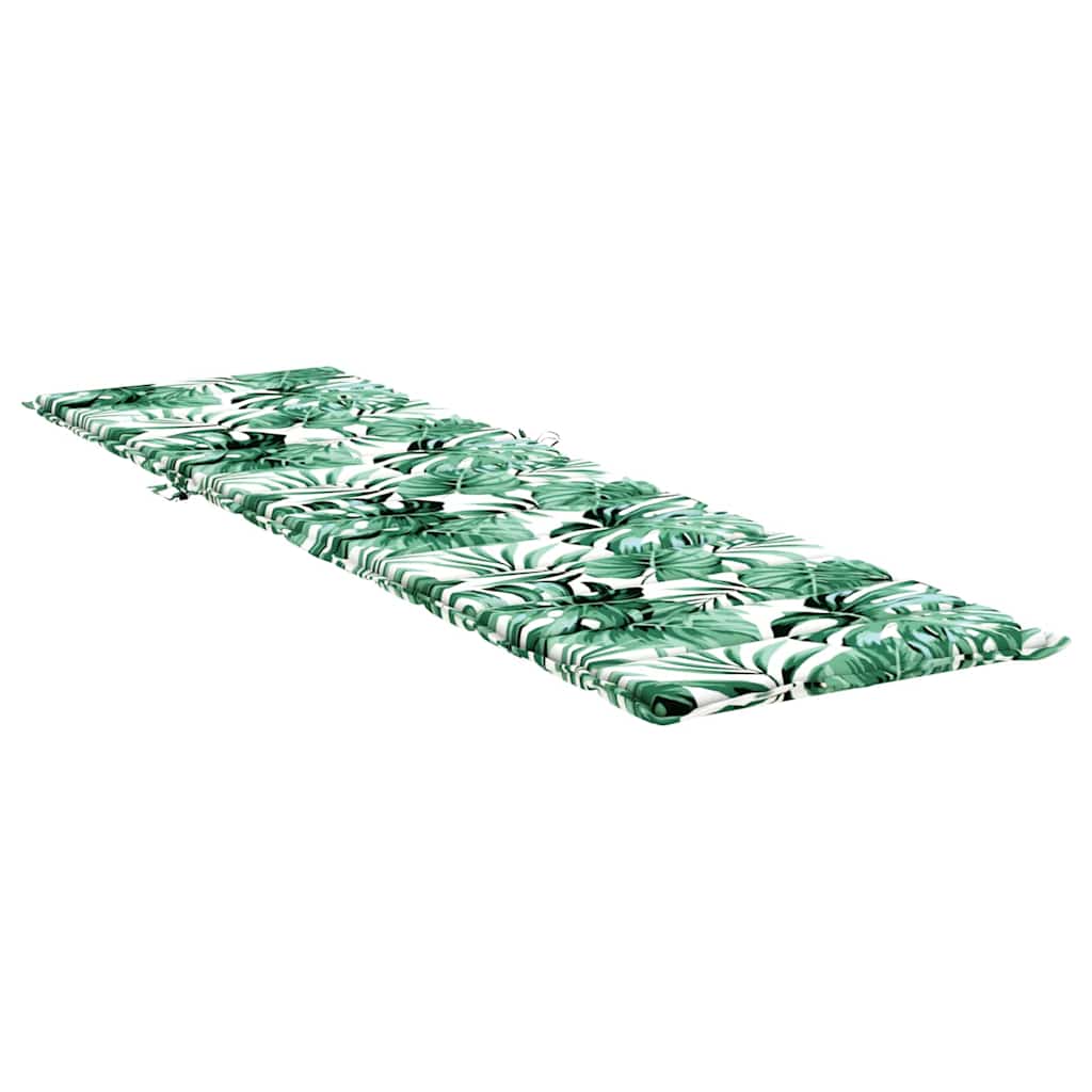 Zon Loungerkussen Bloemen Groen 200 x 70 x 4 cm Oxford stof
