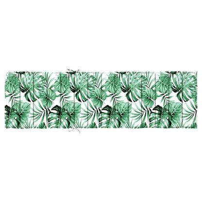 Zon Loungerkussen Bloemen Groen 200 x 70 x 4 cm Oxford stof