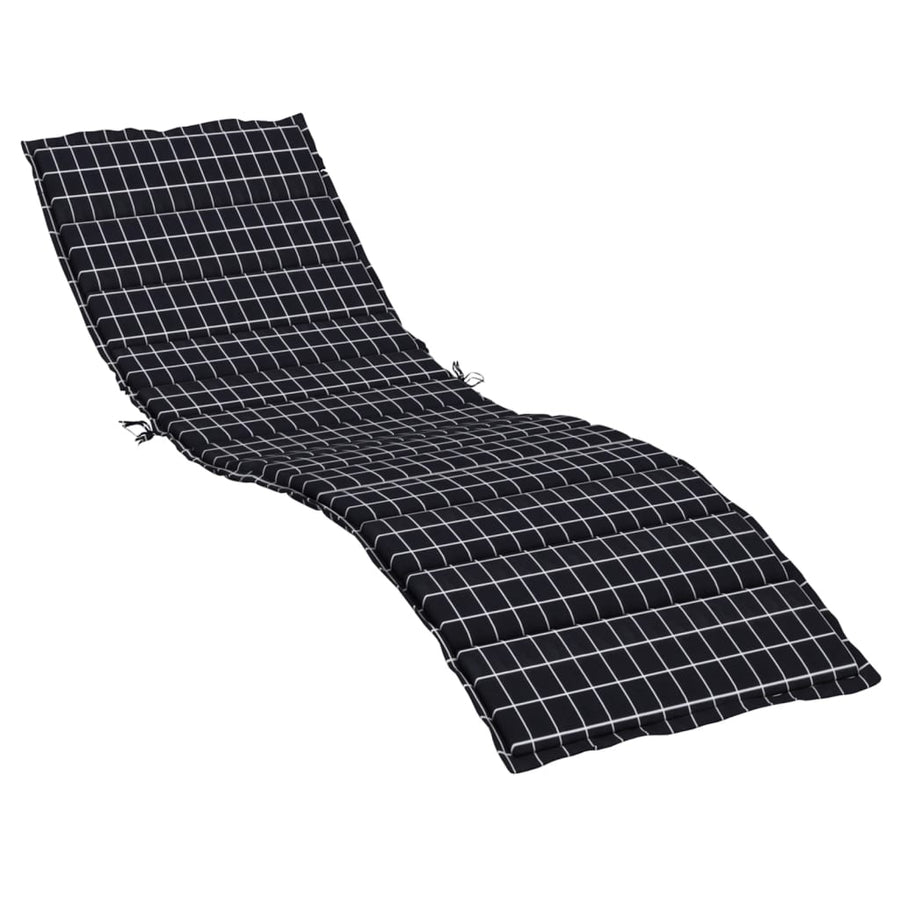 Ligbedkussen Ruitpatroon Oxford Stof 200 x 70 x 4 cm