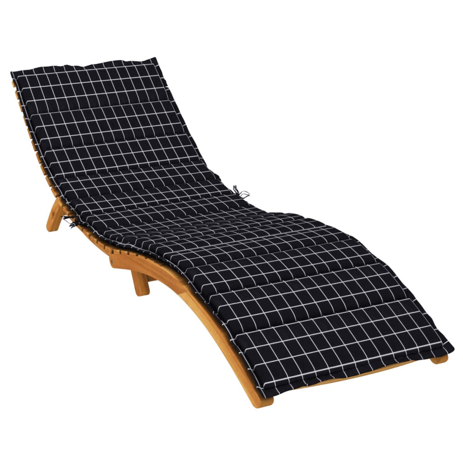 Ligbedkussen Ruitpatroon Oxford Stof 200 x 70 x 4 cm