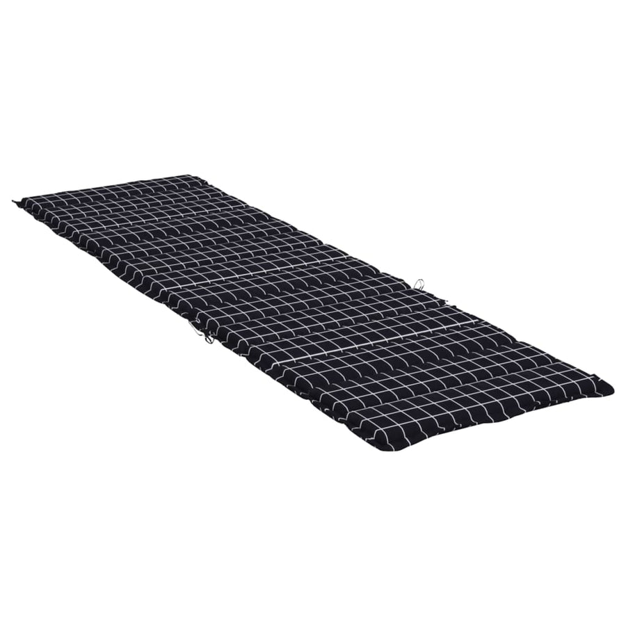 Ligbedkussen Ruitpatroon Oxford Stof 200 x 70 x 4 cm