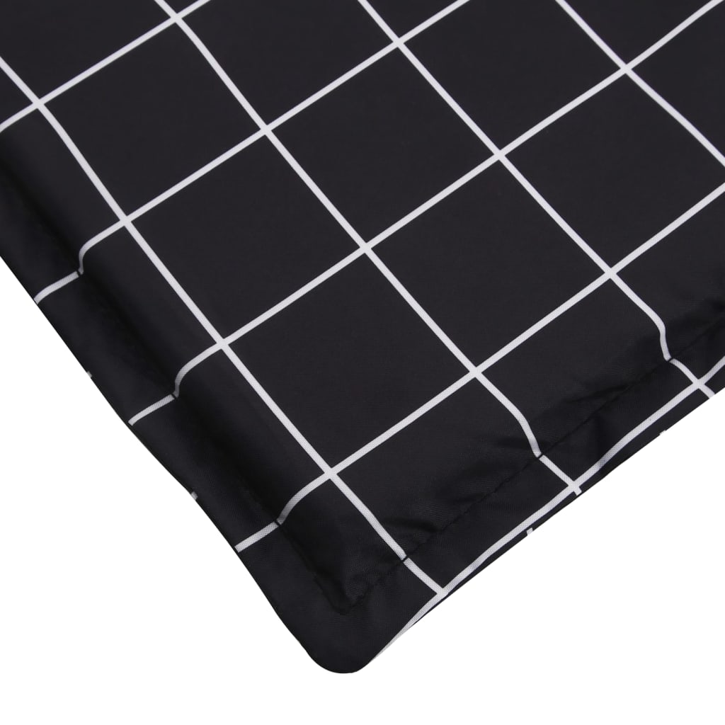 Ligbedkussen Ruitpatroon Oxford Stof 200 x 70 x 4 cm