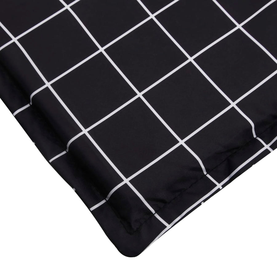 Ligbedkussen Ruitpatroon Oxford Stof 200 x 70 x 4 cm