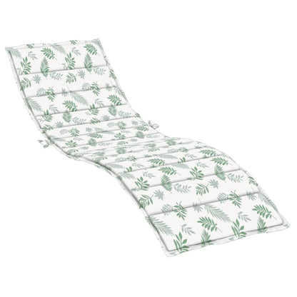 Ligbedkussen Bladpatroon Oxford Stof 200 x 70 x 4 cm
