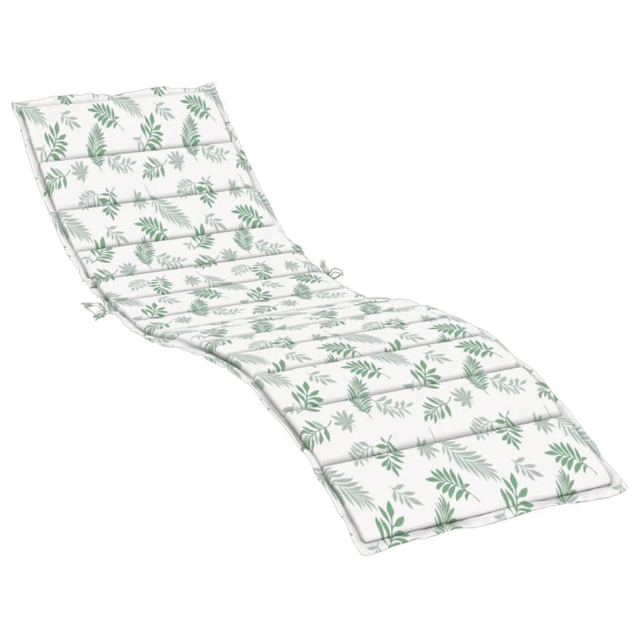 Ligbedkussen Bladpatroon Oxford Stof 200 x 70 x 4 cm