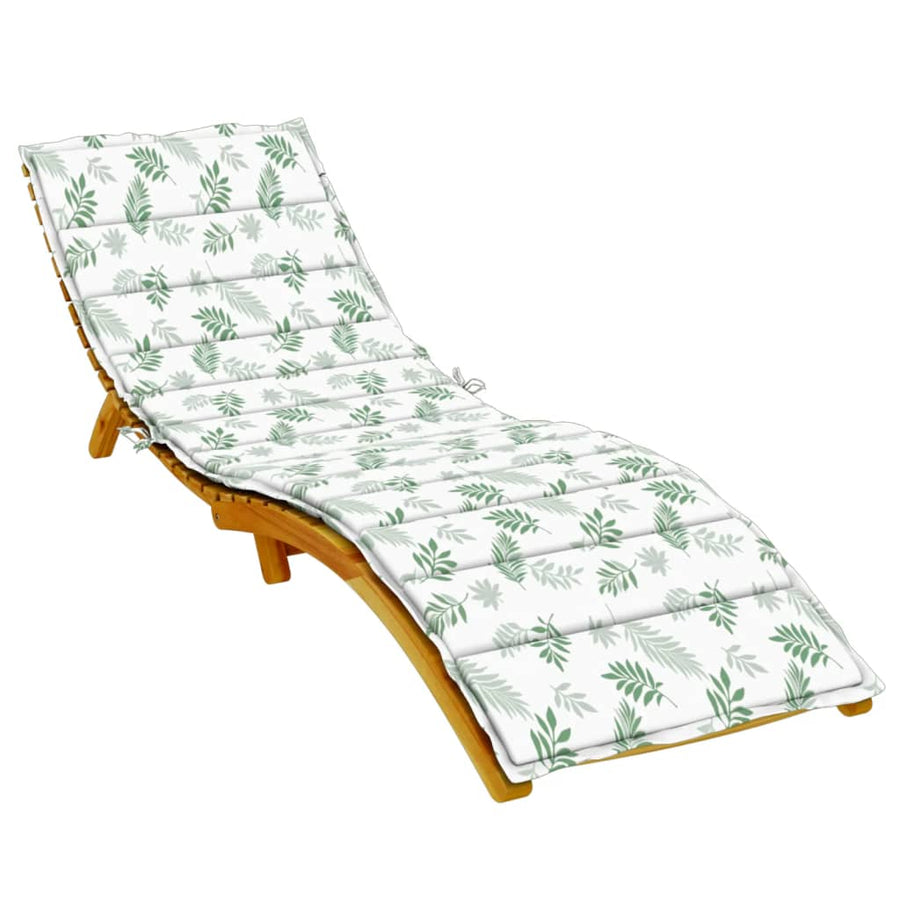 Ligbedkussen Bladpatroon Oxford Stof 200 x 70 x 4 cm