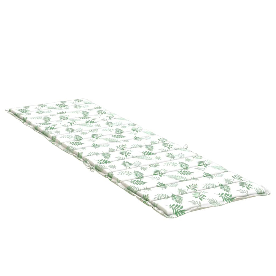 Ligbedkussen Bladpatroon Oxford Stof 200 x 70 x 4 cm