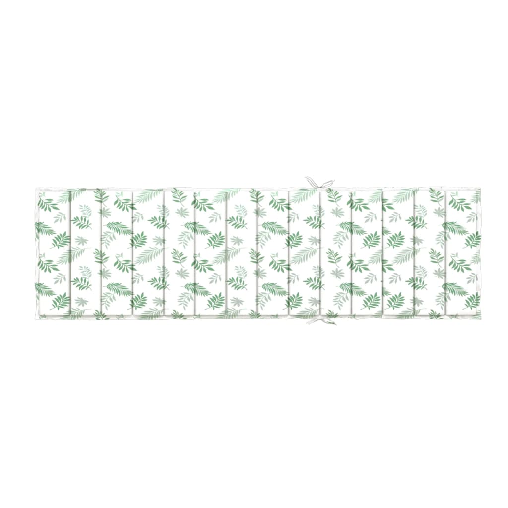 Ligbedkussen Bladpatroon Oxford Stof 200 x 70 x 4 cm