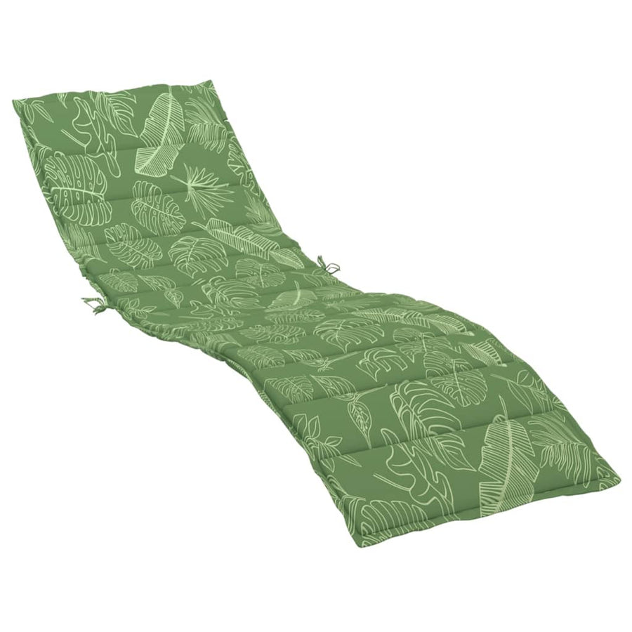 Ligbedkussen Bladpatroon Oxford Stof 200 x 70 x 4 cm