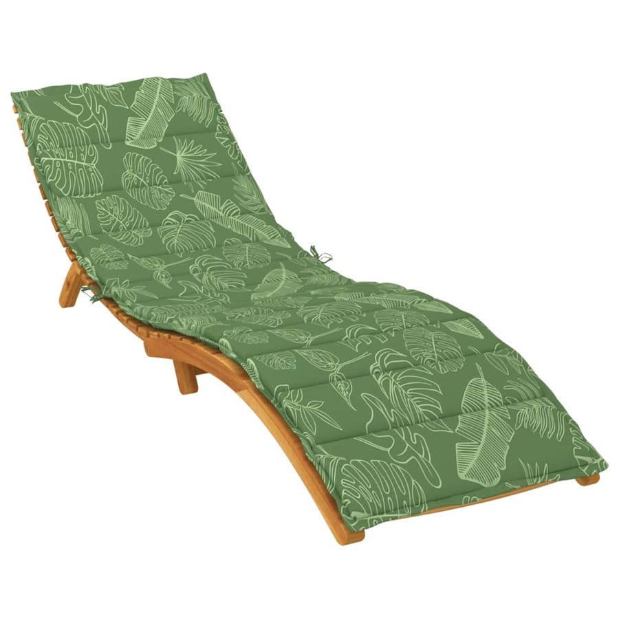 Ligbedkussen Bladpatroon Oxford Stof 200 x 70 x 4 cm