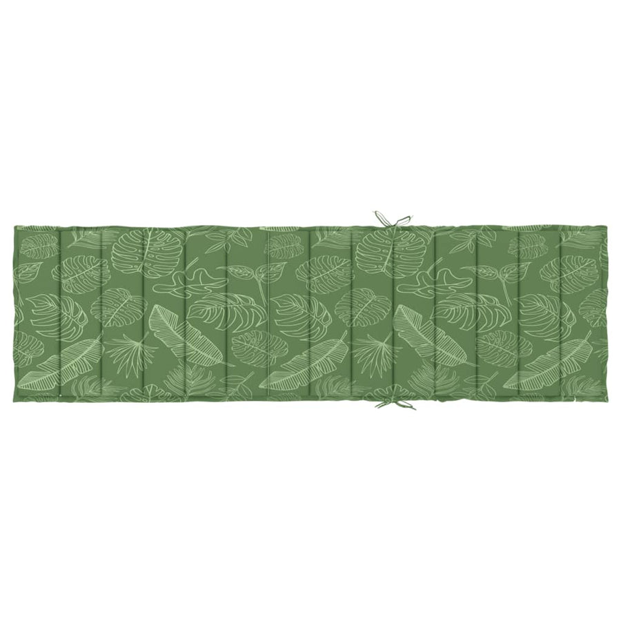 Ligbedkussen Bladpatroon Oxford Stof 200 x 70 x 4 cm