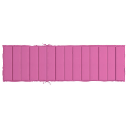 Ligbedkussen oxford stof roze 200 x 70 x 4 cm Roze