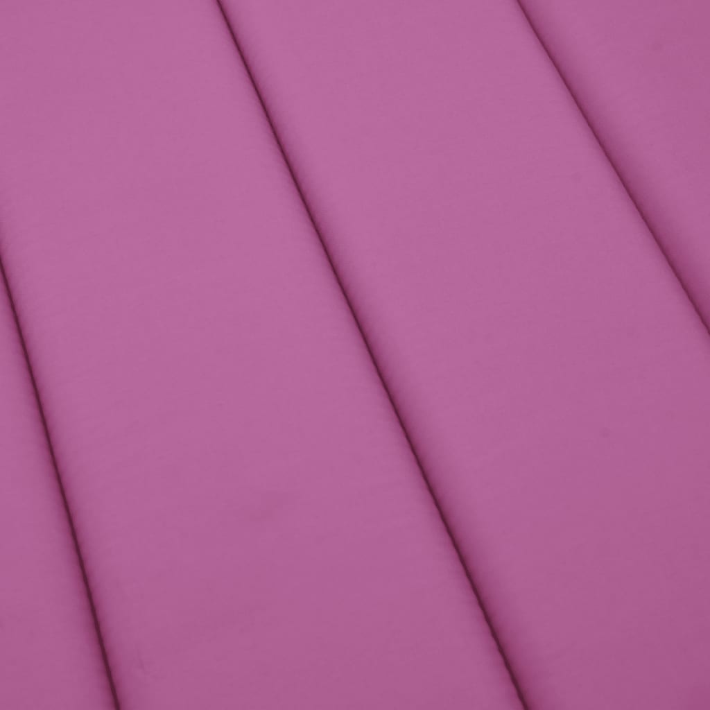 Ligbedkussen oxford stof roze 200 x 70 x 4 cm Roze
