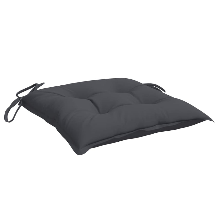 Stoelkussens Oxford Stof Kleurig 2 40 x 40 x 7 cm Antraciet