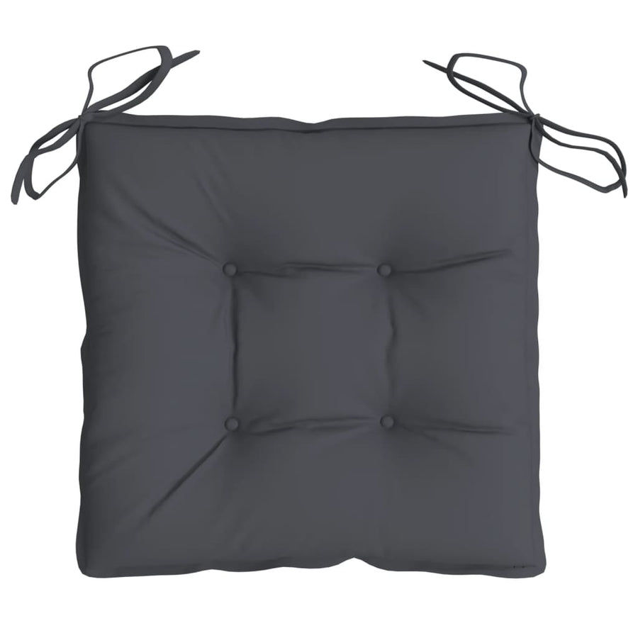 Stoelkussens Oxford Stof Kleurig 2 40 x 40 x 7 cm Antraciet