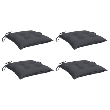 Stoelkussens Oxford Stof Kleurig 4 40 x 40 x 7 cm Antraciet