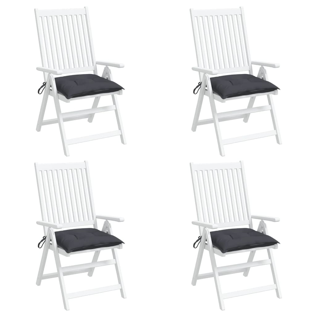 Stoelkussens Oxford Stof Kleurig 4 40 x 40 x 7 cm Antraciet