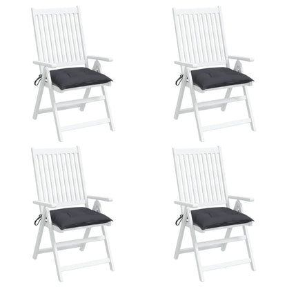 Stoelkussens Oxford Stof Kleurig 4 40 x 40 x 7 cm Antraciet