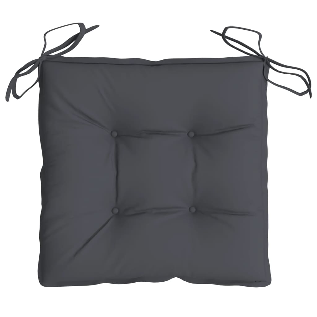 Stoelkussens Oxford Stof Kleurig 4 40 x 40 x 7 cm Antraciet