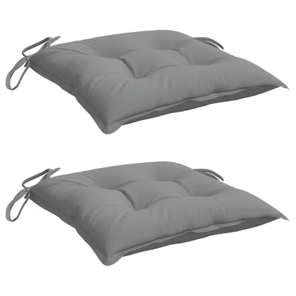 Stoelkussens Oxford Stof 2 40 x 40 x 7 cm Grijs