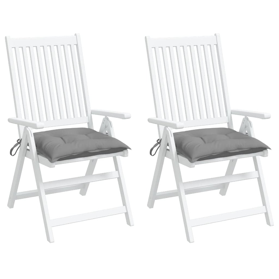 Stoelkussens Oxford Stof 2 40 x 40 x 7 cm Grijs