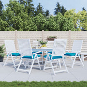 Stoelkussens Oxford stof blauw 6 stuks