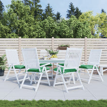 Stoelkussens 6 st 40x40x7 cm oxford stof groen