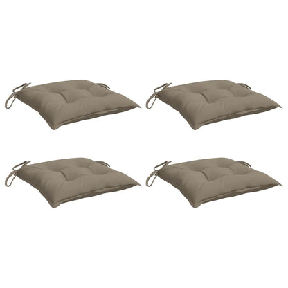 Stoelkussens Oxford Stof 4 40 x 40 x 7 cm Taupe