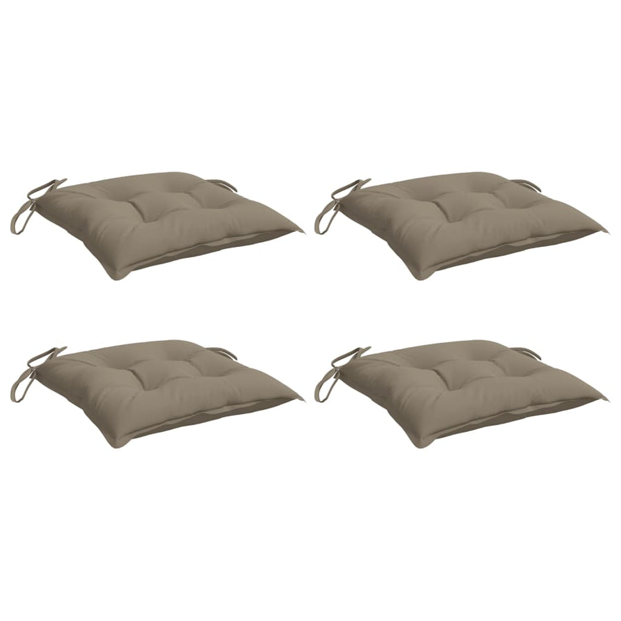 Stoelkussens Oxford Stof 4 40 x 40 x 7 cm Taupe