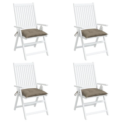 Stoelkussens Oxford Stof 4 40 x 40 x 7 cm Taupe
