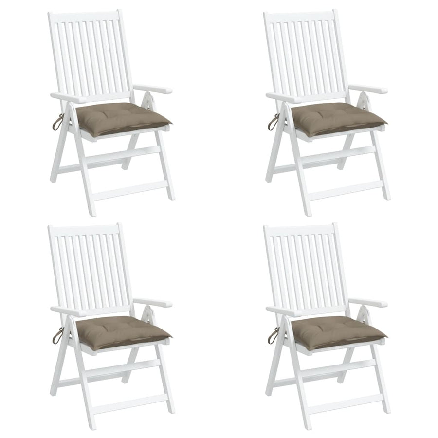 Stoelkussens Oxford Stof 4 40 x 40 x 7 cm Taupe