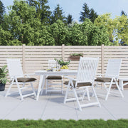 Stoelkussens 4 st 40x40x7 cm taupe oxford stof