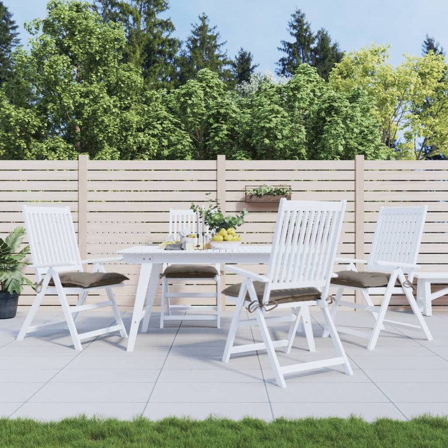 Stoelkussens Oxford Stof 4 40 x 40 x 7 cm Taupe